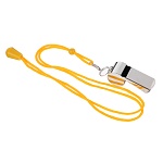 свисток на шнурке профессиональный, тм by sport, 4см, металл