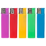 зажигалка пьезо тм flameclub, 8x2x1cм, 5 цветов, серия р-02, арт.17704