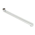 излив смесителя для ванны, длин 35см, прямой, нерж.сталь