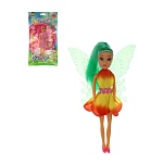 игроленд кукла в виде цветочной феи, 15,5 см, в пакете, 13х2,5х24 см, abs, pp, pvc, 4 дизайна интернет-магазин «Барс»