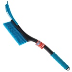 щетка для уборки снега с распушенной щетиной+скребок, 54см