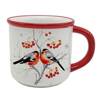 millimi снегири кружка 400мл, керамика, подарочная упаковка интернет-магазин «Барс»