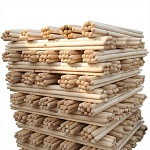 черенок березовый (для граблей) 32 мм*1,2-1,3м (первый сорт)  от магазина Барс