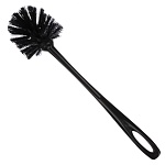 ёрш для туалета "tule" full black, без подставки, пластик, чёрный, щетина чёрная от магазина Барс