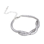 браслет, медь, цирконий, бж25-6