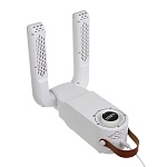 leben сушилка для обуви, от сети 220в, 150вт, таймер, обдув, ультрафиолет, белый интернет-магазин «Барс»