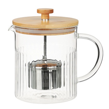 by collection teya чайник заварочный 1,2л, жаропрочное стекло интернет-магазин «Барс»