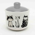 сахарница тм millimi, 350мл, коты, керамика интернет-магазин «Барс»
