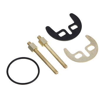 комплект креплений для смесителя на кухню, раковину, 40мм, м6 (2 шпильки), люкс