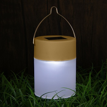 inbloom фонарь подвесной на солн. батарее 8.5х6см, 1 led, белый, 1x1.2v aaa 100mah ni-mh, пластик от магазина Барс
