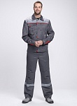 костюм фаворит-2 соп усиленный imp (тк.смесовая,210) п/к, т.серый/серый/красный