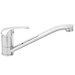 союзкран смеситель для кухни, низкий излив 25см, керам. картридж 35мм, хром, цинк, sk01-i102