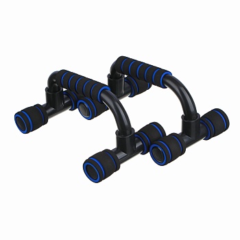 комплект упоров для отжимания тм by sport, 2шт, пластик, эва