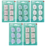 крючки самоклеящиеся тм vetta, сталь q195, полипропилен, 5 цветов, wf-104, 6шт от магазина Барс