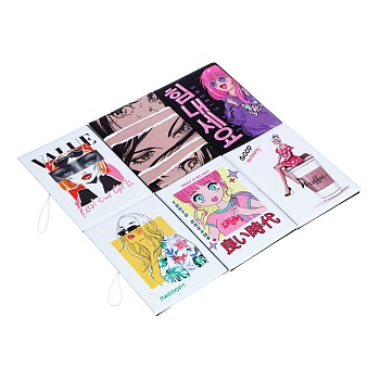 юl обложка для паспорта с удерж.резинкой, с отд. для вод.удост, пвх, 13,7х9,6см, 2015-6, 6диз