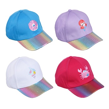 galante кепка детская, 30% хлопок, 70% полиэстер, р-р 52, 4 дизайна, вл24-04