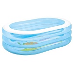 intex бассейн надувной пираты 238л 163x107x46см рем комплект от 3 лет 57482np