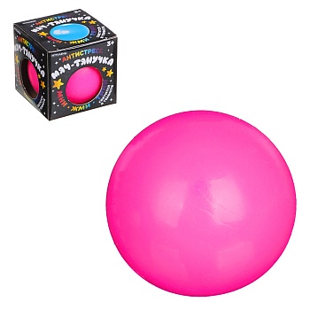 игроленд антистресс-тянучка мяч, tpr, 6см, 4 цвета