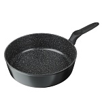 satoshi стоун сковорода литая глубокая d28см, антипригарное покрытие мрамор, индукция интернет-магазин «Барс»