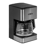 leben кофеварка капельная 680вт со стеклянной колбой с функцией автоотключения 0,8л интернет-магазин «Барс»