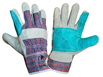 перчатки спилковые комбинированные докер