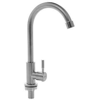 союзкран кран для холодной воды, керам. картридж 25мм, нерж. сталь, ss06-r332