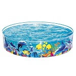 bestway игровой бассейн odyssey fill 'n fun, 183x38см, 55030