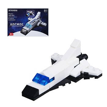 игроленд конструктор космос, 44-54 дет, abs, 15х10x5см