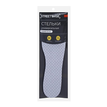 стельки универсальные тм streetwise, латекс, полиэстер, р. 36-46 от магазина Барс