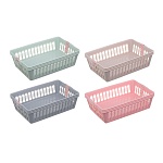 набор корзин для хранения 3шт тм vetta, полипропилен, 24х16х6см от магазина Барс