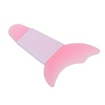 юниlook трафарет для макияжа глаз, тпр, пластик pp, 6,7х4,8 см, розовый, мп-1