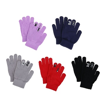galante перчатки детские с термоаппликацией, р. 14, 2 дизайна, 5 цветов, сзпв24-22