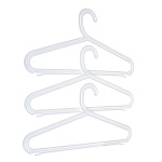 набор вешалок плоских р.48-50, 3шт, цветные/белые, пластик, арт. р2914нс3 от магазина Барс