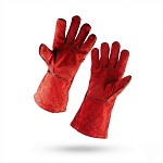 краги сварщика пятипалые спилковые с подложкой  "трек"