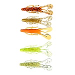 azor fishing приманка мягкая рак 3.5, силикон премиум, 90 мм, 3 шт. в уп., микс цветов