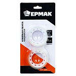 ермак клейкая лента канцелярская, прозрачная, 12мм x 10м, 2 шт
