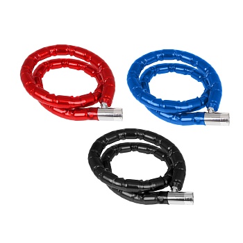 vetta замок велосипедный противоугонный тросовый усиленный, 22х1000мм, металл, пвх от магазина Барс