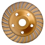 чашка алмазная зачистная turbo 125мм.