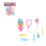 игроленд кукла с аксессуарами для игры в пакете, abs, pp, 14х3х19 см, 4 дизайна интернет-магазин «Барс»