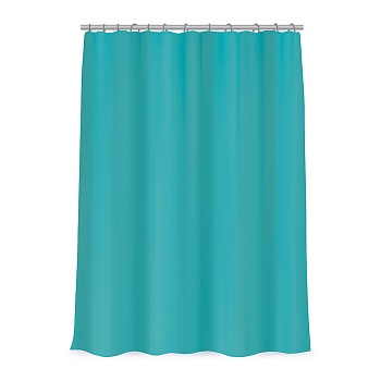 vetta шторка для ванной, пева, 60 г/м2, 180x180см, с магнитами, бирюзовая от магазина Барс