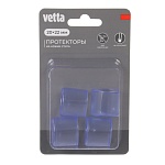 протекторы-насадки на ножки стула тм vetta 4шт, 20х22мм, пвх от магазина Барс