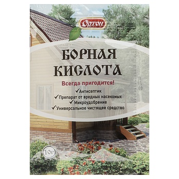 борная кислота тм ортон, 10г от магазина Барс