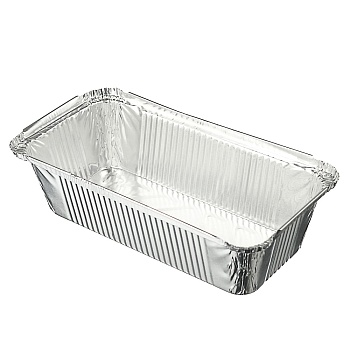 форма для запекания, алюминиевая фольга, 22x12x5,3см, дно 18x7,8cм, 865мл, l-край, r14l от магазина Барс