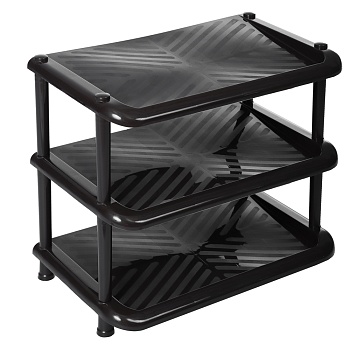 этажерка для обуви "комфорт", 49,5х31х56, 3 полки, коричневая от магазина Барс