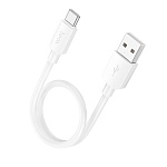 кабель для зарядки usb(a)-type c hoco. модель x96 hyper, 27вт, 0,25 м, белый