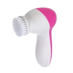 leben массажер для лица и тела, 2 скорости, набор насадок, 2xаа (не в компл.), розовый интернет-магазин «Барс»