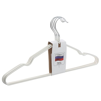 vetta набор вешалок металлических 7шт, пвх покрытие, 41 см от магазина Барс