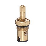 кран-букса для смесителя, м18х1, квадрат, шток 7х9мм, 180°, металлокерамика