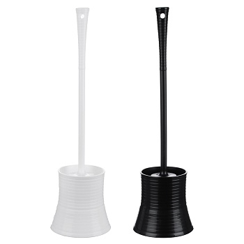 ёрш для туалета тм vetta твист, пластик, 41,5х11,5см, 2 цвета от магазина Барс