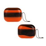 чехол для наушников by pods pro 1/2, светящийся, пластик, оранжевый от магазина Барс
